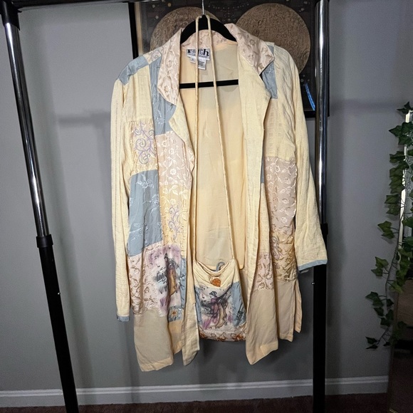 Faith By Cecil’s Forrester Vintage Jacket with Matching Cross Bag - Picture 2 of 3